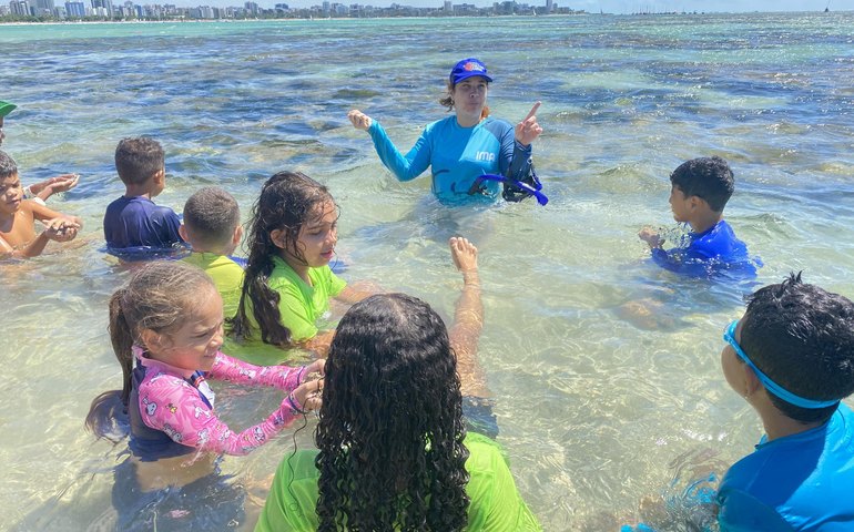  Crianças do Botânico Mirim fazem passeio no Barco Escola  