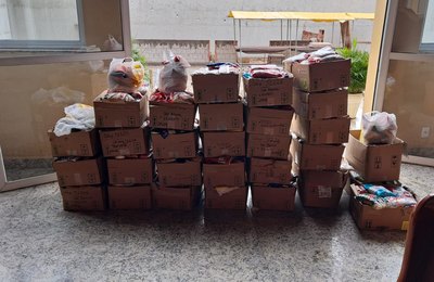Shopping Pátio Maceió entrega mais de 3 toneladas de alimentos arrecadados em campanha de Dia das Mães