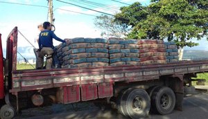 carga de cimento excesso 