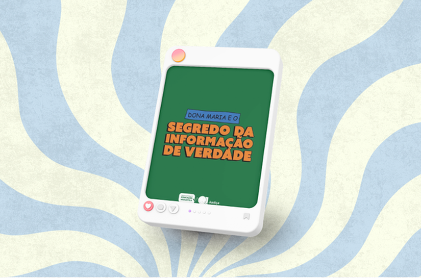 TRE/AL lança história em quadrinhos para orientar pessoas idosas sobre desinformação e segurança digital