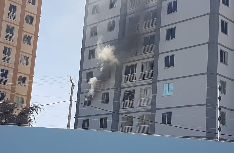 INCÊNDIO ZONA SUL / Foto: Internauta