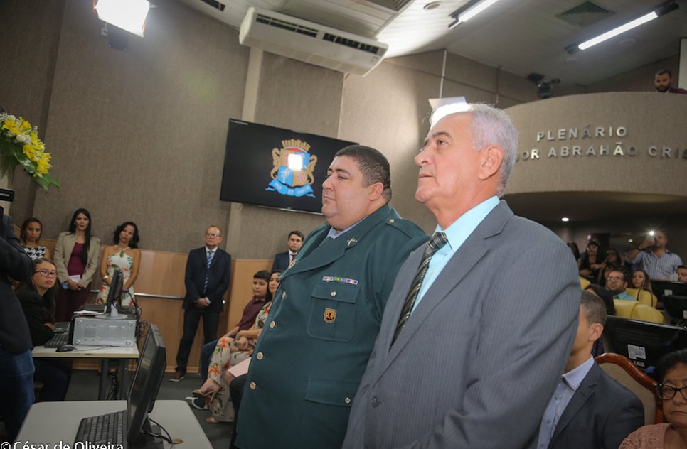 POSSE DOS VEREADORES CABO DIDI E JOSÉ VALTER / Foto: César de Oliveira