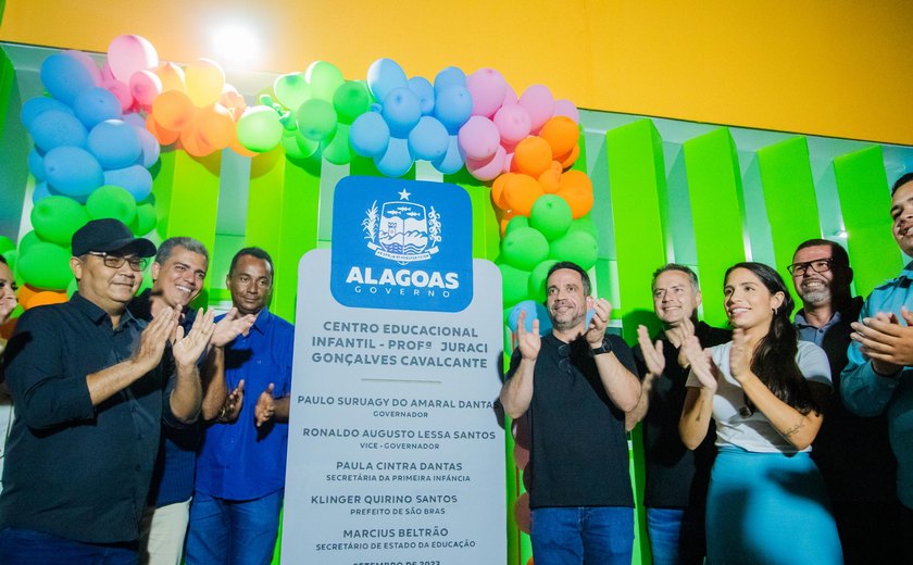 Governador inaugura creche Cria e entrega obras do Minha Cidade Linda em São Brás