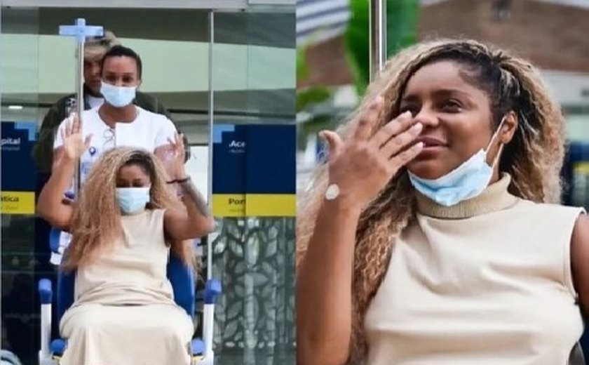 Apresentadora Cariúcha recebe alta hospitalar após cirurgia para retirar 17 miomas no útero