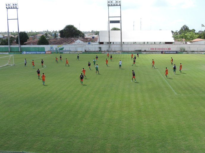 Apronto final do Coruripe para enfrentar Santa Rita foi concluído na manhã desta sexta