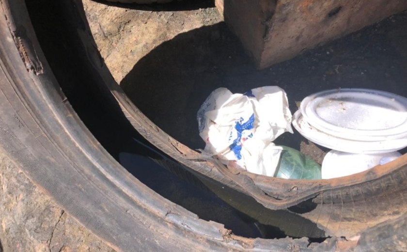 Campanha de recolhimento de pneus é realizado em Coruripe para combater o Aedes aegypti