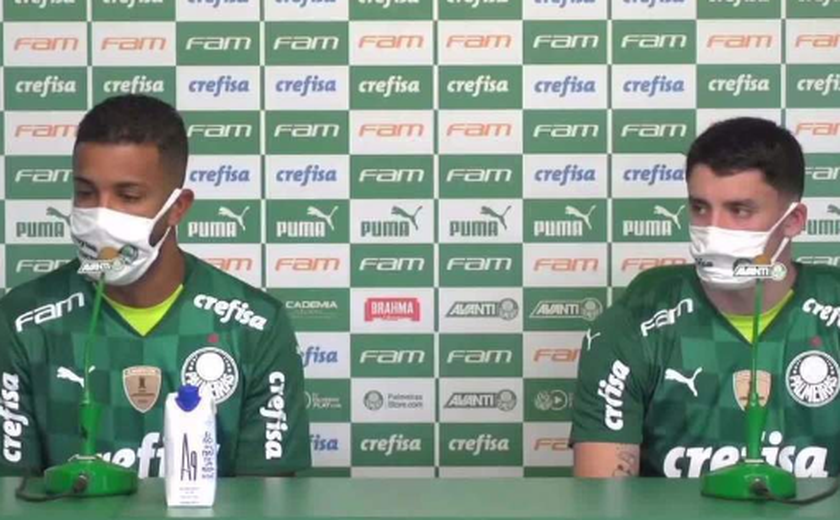 Palmeiras apresenta concorrentes Jorge e Piquerez, que chegam falando em títulos