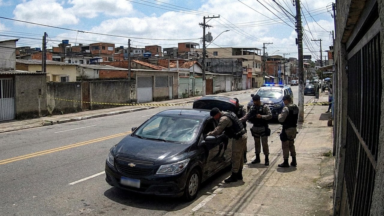 Suspeitos de envolvimento com o tráfico são presos com carro clonado após monitoramento por câmeras no Rio