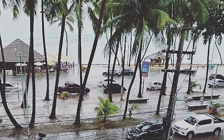 Inmet alerta para perigo de acumulado de chuvas em Maceió e mais 36 municípios de Alagoas