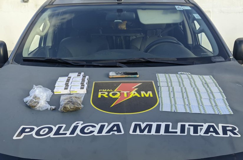 Polícia Militar de Alagoas registra prisões por tráfico de drogas em Maceió