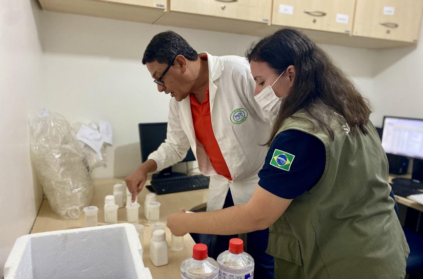 Sesau executa programa de análise da água distribuída à população pelas concessionárias públicas e privadas