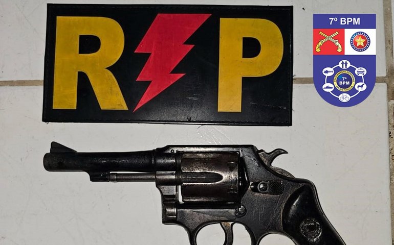 PM-AL detém menor com arma de fogo em Santana do Ipanema