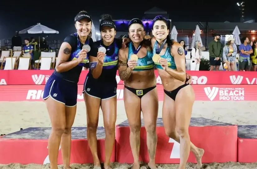 Carol Solberg e Rebecca conquistam Etapa Elite do Circuito Mundial de Vôlei de Praia