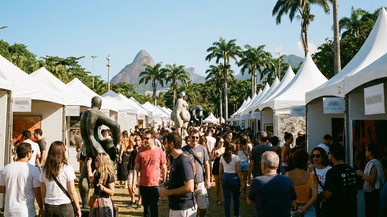 Sol inesperado lota Semana de Arte do Rio; veja programação até o próximo domingo