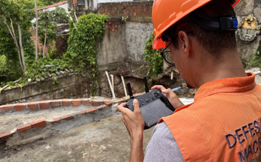 Defesa Civil de Maceió usa tecnologia para monitorar ocorrências em áreas de difícil acesso