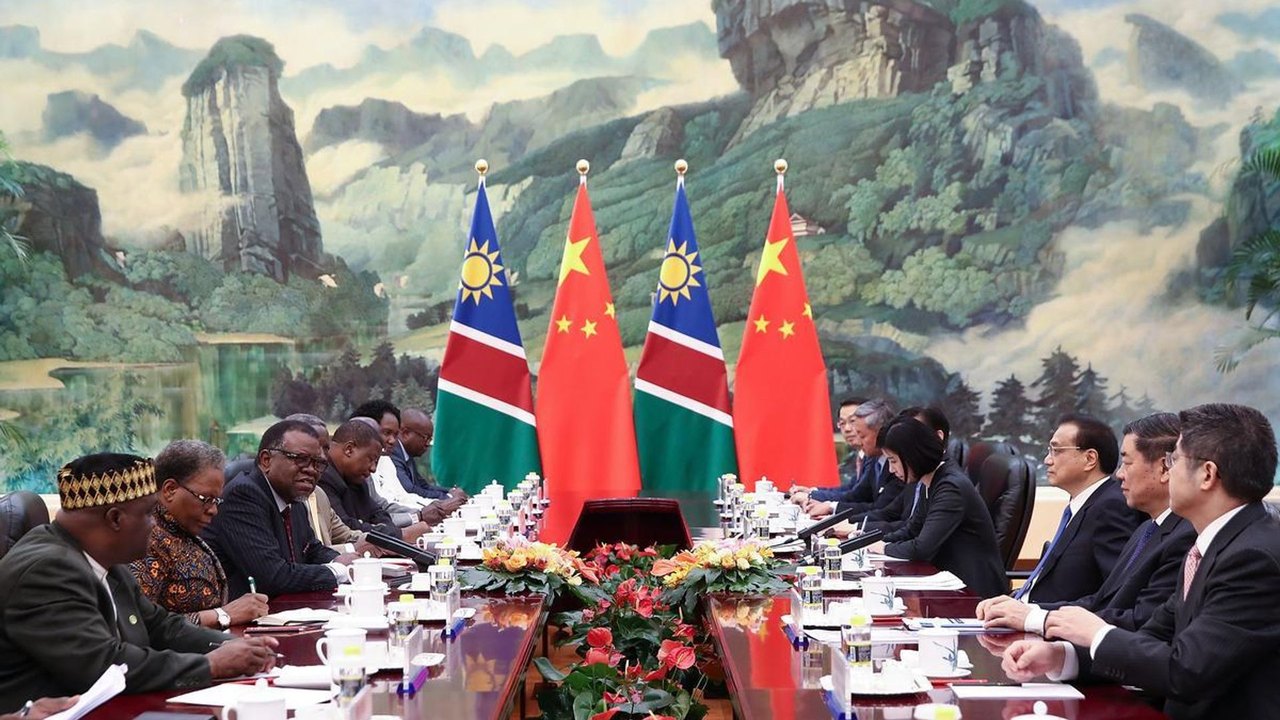 Namíbia aposta na política de tarifa zero da China durante visita presidencial