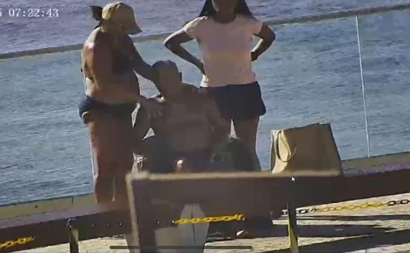 Totem de videomonitoramento auxilia no rápido socorro a idoso no Marco dos Corais