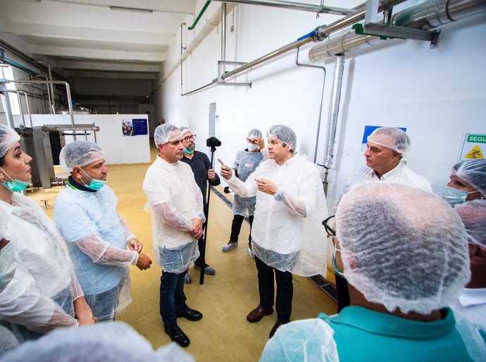 Nova fábrica de lácteos em Batalha entra em operação em julho e deve gerar quase 200 empregos