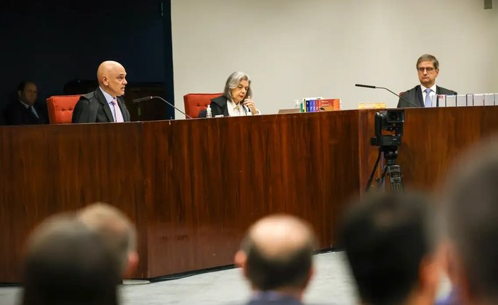 Alexandre de Moraes em julgamento