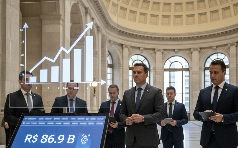 Tesouro informa superávit primário de R$ 86,9 bilhões em janeiro