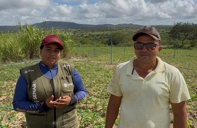 Produtores rurais de Tapera recebem assistência técnica do sistema Faeal/Senar