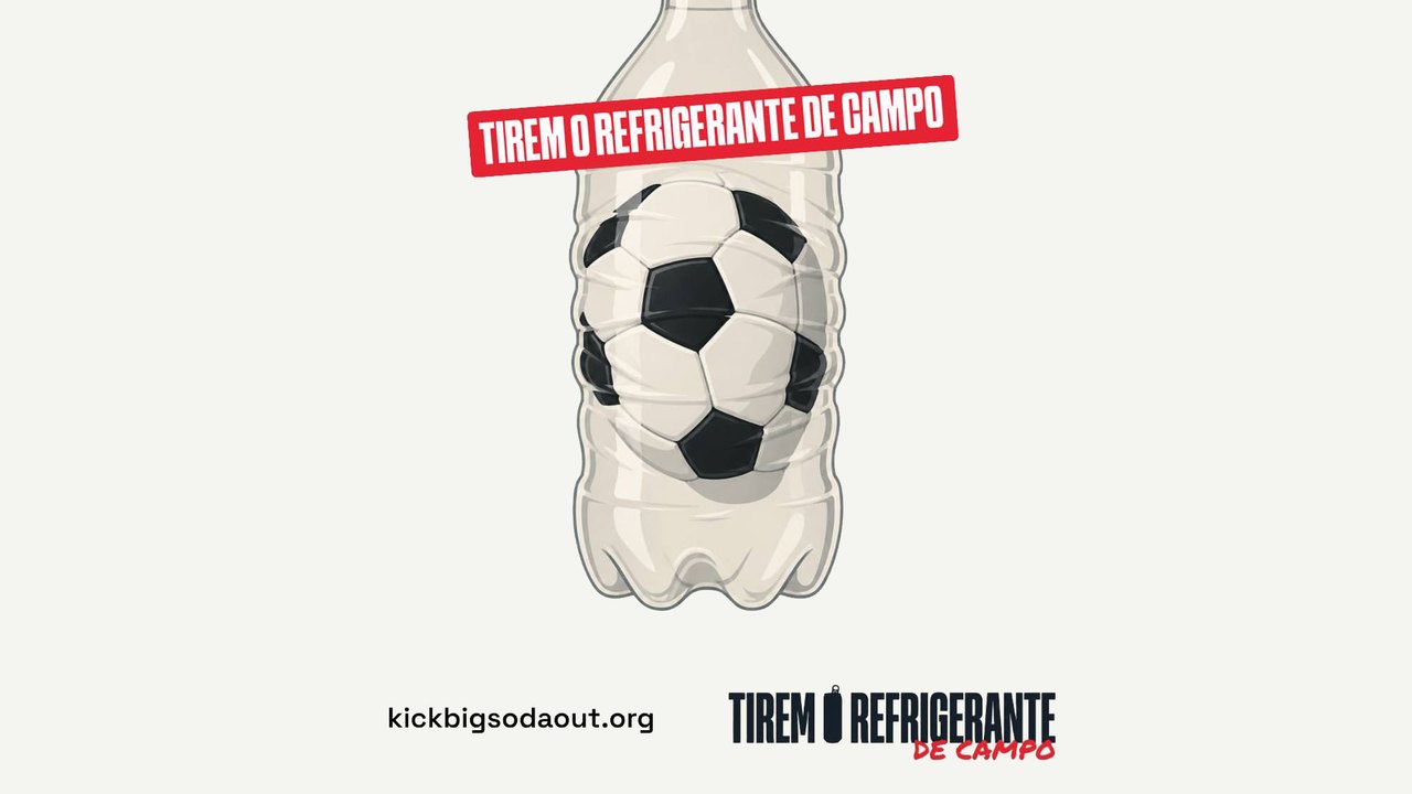 Campanha pede à Fifa Copa do Mundo sem publicidade de refrigerante