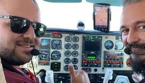 PILOTO E COPILOTO / Foto: Rede social