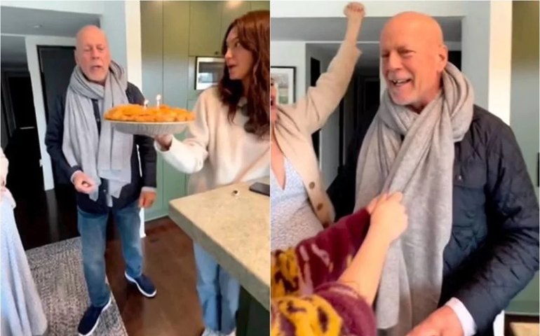 Família de Bruce Willis celebra 68 anos do ator após diagnóstico de demência