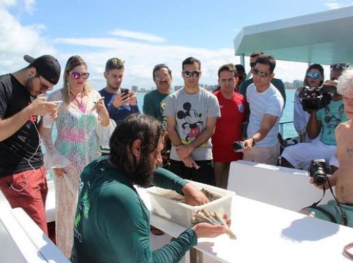 IMA e Lopana promovem Barco-escola em piscinas naturais da Pajuçara