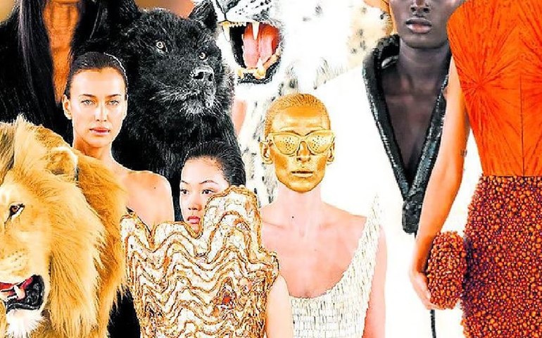 O inferno de Schiaparelli desperta polêmica na semana de alta-costura em Paris