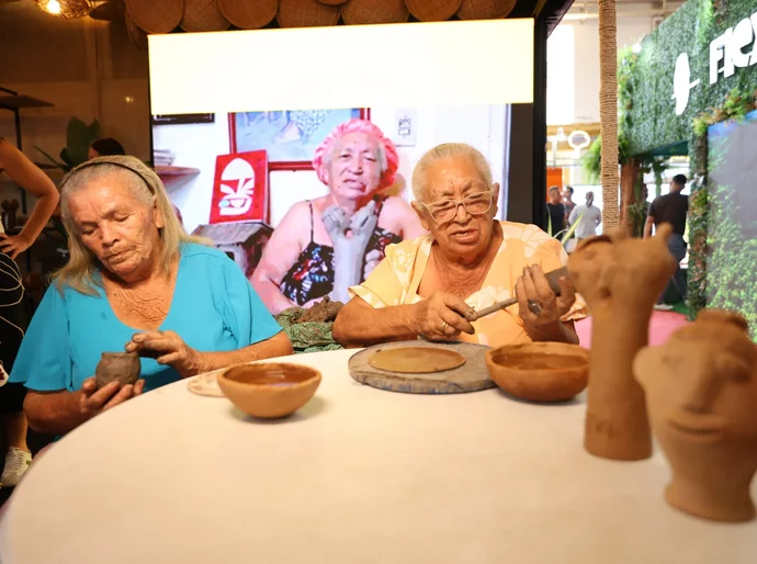 Mestra Irineia e a arte quilombola encantam a 13ª Feira dos Municípios Alagoanos