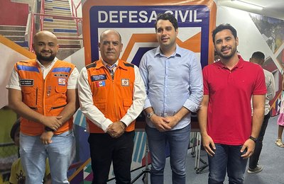 Coordenadoria de Defesa Civil de Santana do Mundaú recebe reconhecimento pelos serviços prestados
