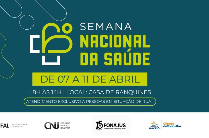 Justiça Federal realiza Semana Nacional da Saúde com mutirão de julgamento de casos de saúde e de ações para atendimento a população vulnerável