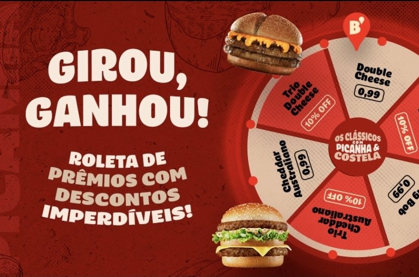 Dia do Hambúrguer: Bob’s lança clássicos com picanha e costela a partir de R$ 0,99 em ação exclusiva no app