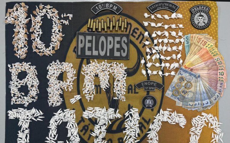 Polícia Militar apreende mais de 1,4 mil porções de drogas durante operação em Palmeira dos Índios