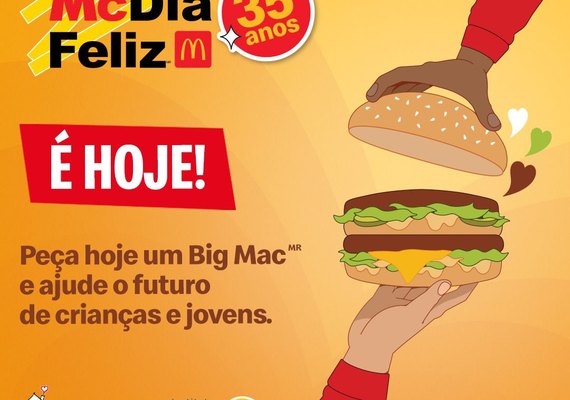 35ª edição do McDia Feliz acontece neste sábado (26)