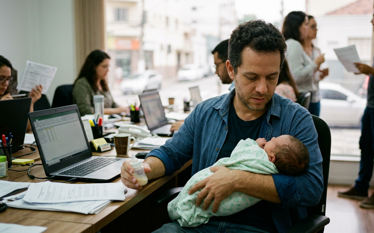 Senado aprova projeto que amplia licença-paternidade gradualmente para 20 dias; veja o que muda