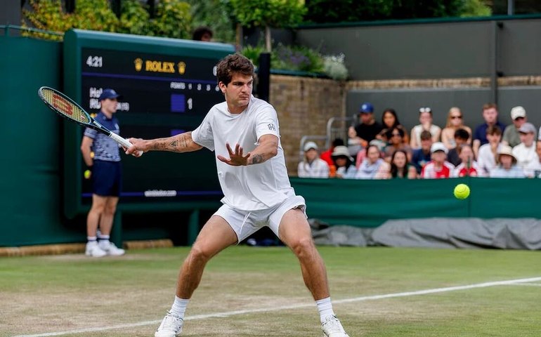 Thiago Wild não resiste e leva virada de Hune em Wimbledon; Djokovic avança para a 3ª rodada