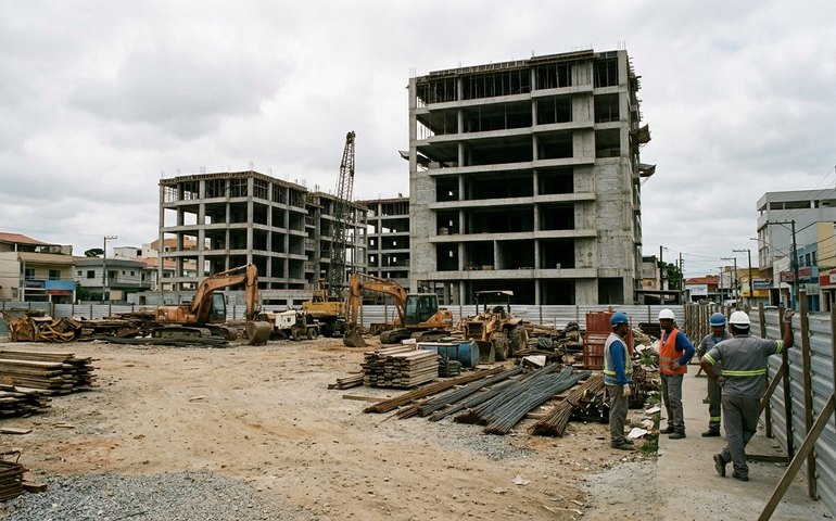 Indústria da construção prevê queda do emprego e de novos empreendimentos, diz CNI