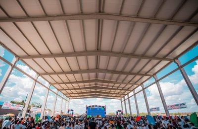 Governador e ministro Wellington Dias inauguram fábrica de leite em pó em Batalha