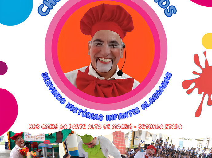Projeto “Chef Literário Kids” leva Histórias Infantis Alagoanas a CMEIs da Parte Alta de Maceió