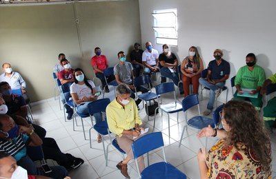 Servidores de Coruripe participam de capacitação sobre coleta seletiva nas repartições públicas