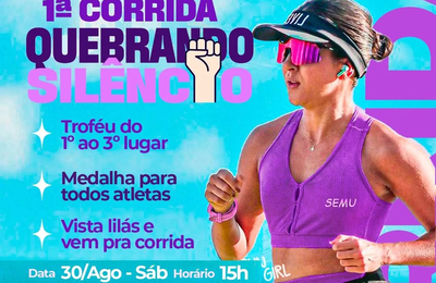 1ª Corrida “Quebrando o Silêncio” acontece neste sábado (30) em Piaçabuçu