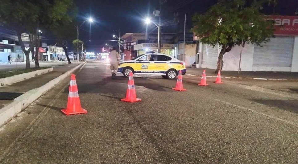 Alteração no trânsito