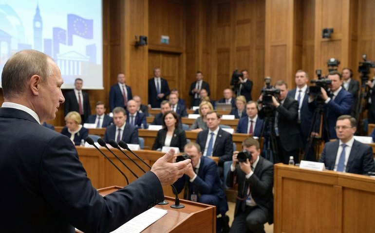 Putin afirma que 'não há civilização na Europa, só degradação total'