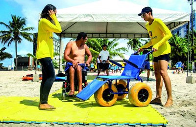 Praia Acessível comemora o Dia dos Avós no próximo sábado