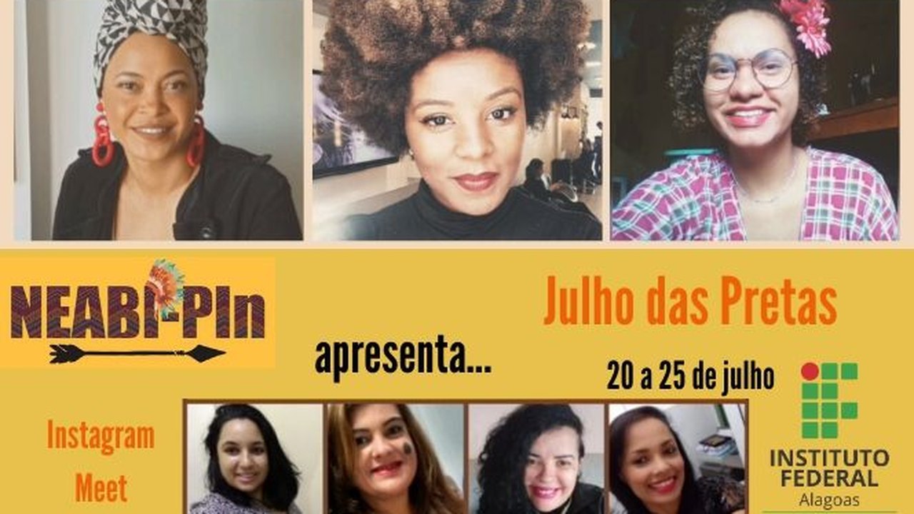 Reflexão e homenagem à mulher negra: Neabi do Ifal Palmeira realiza Julho das Pretas
