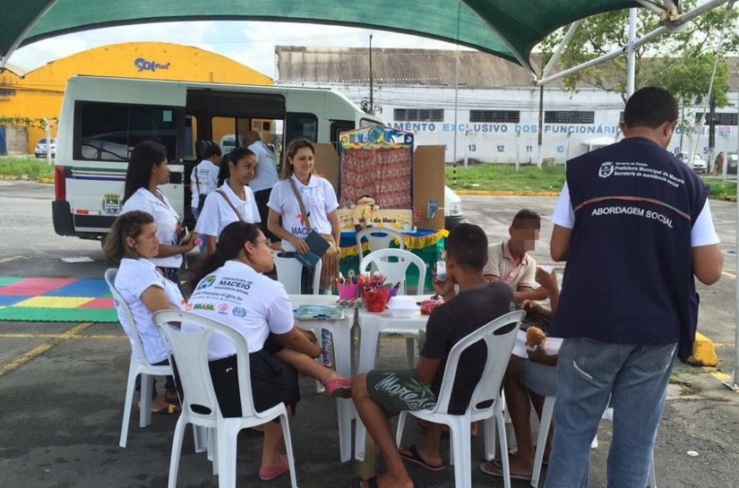 Semas promove ação de combate ao trabalho infantil em Maceió
