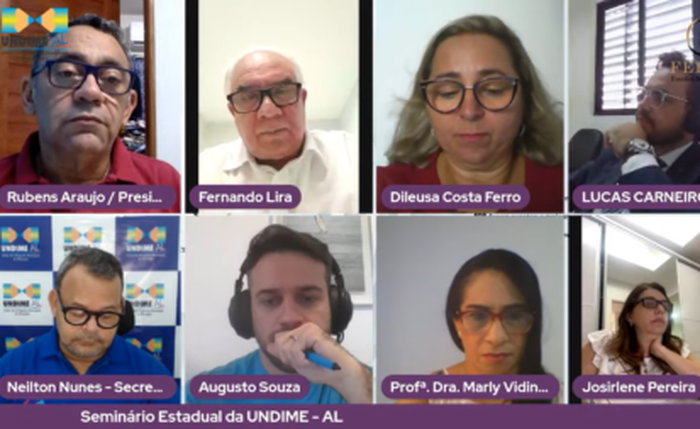 Mesa redonda "A Articulação Intersetorial no Fortalecimento da Busca Ativa Escolar em Alagoas”.