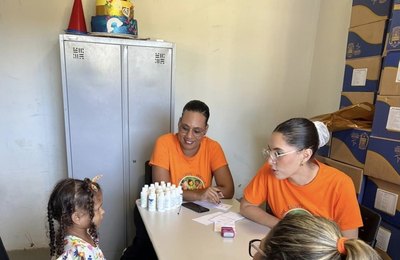 Parceria com unidade de saúde garante aos alunos do Gigantinhos Chã da Jaqueira acesso a tratamento médico e cuidados preventivos